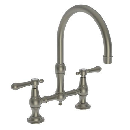 Newport Brass Kitchen Bridge Faucet in Gun Metal 9457/14